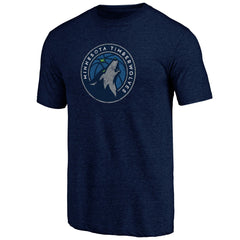 Minnesota Timberwolves Distressed Tri-Blend T-Shirt - Navy sale