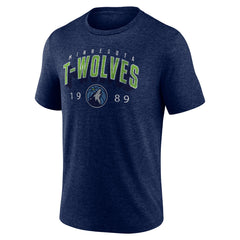 Minnesota Timberwolves Backboard Tri-Blend T-Shirt - Navy on sale