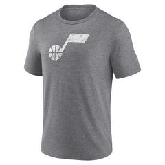 Utah Jazz Distressed Tri-Blend T-Shirt - Heather Gray cheap
