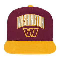 NFL Washington Commanders Outerstuff Youth Essentials Snapback Hat
