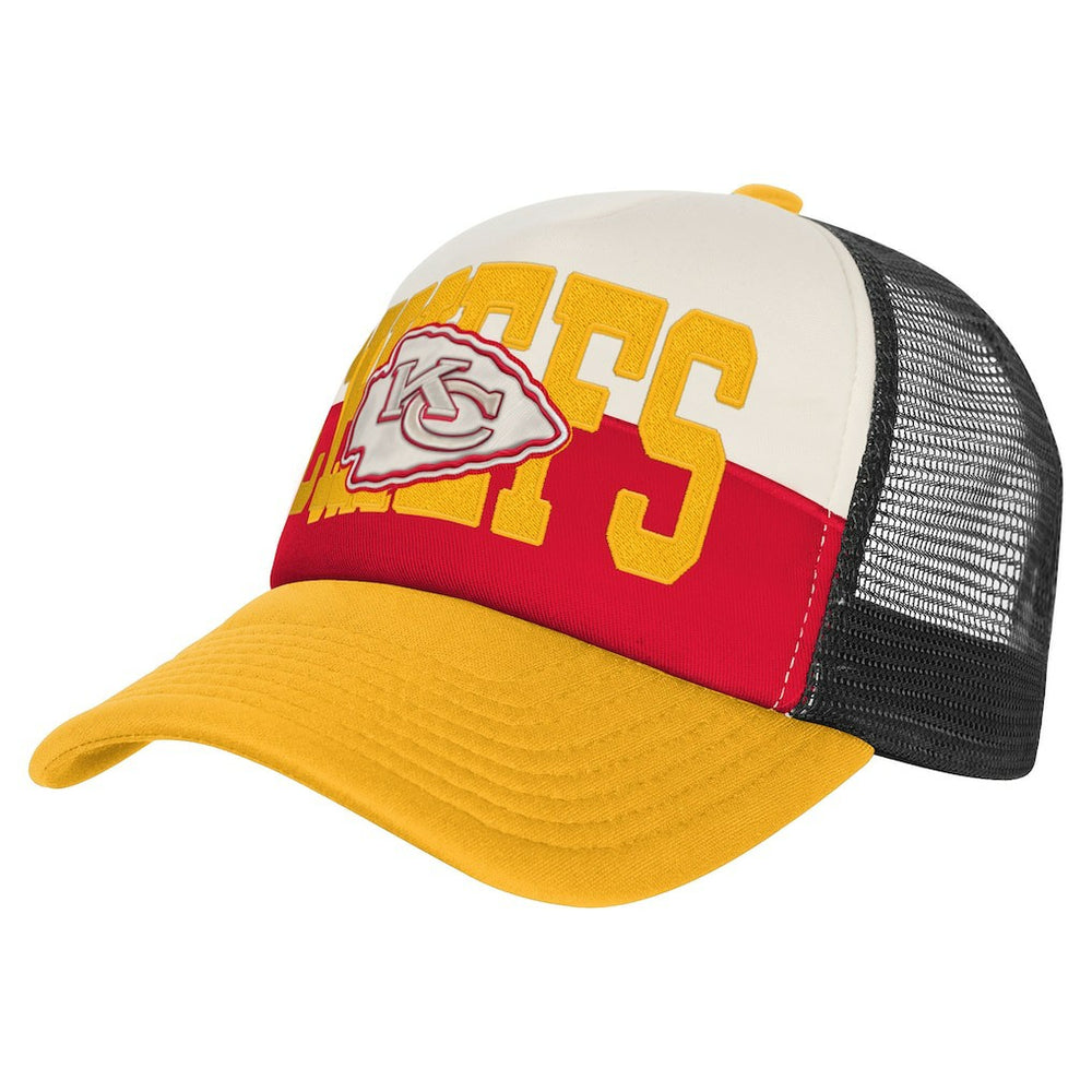 NFL Kansas City Chiefs Youth Modern Fan Trucker Adjustable Hat