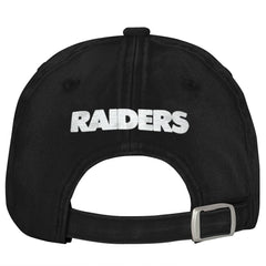 NFL Las Vegas Raiders Outerstuff Girls Youth Gridiron Adjustable Hat