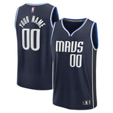 Dallas Mavericks Fast Break Custom Jersey sale - Statement Editi- Navy | Fanatics outlet