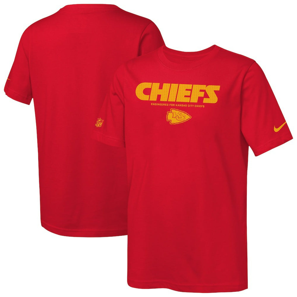 NFL Kansas City Chiefs Youth Sideline Team Issue T-Shirt