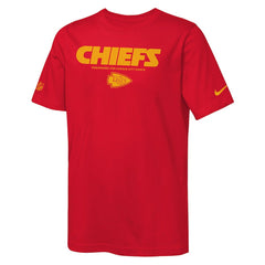 NFL Kansas City Chiefs Youth Sideline Team Issue T-Shirt