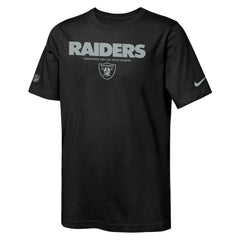 NFL Las Vegas Raiders Youth Sideline Team Issue T-Shirt