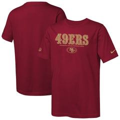 NFL San Francisco 49ers Youth Sideline Team Issue T-Shirt