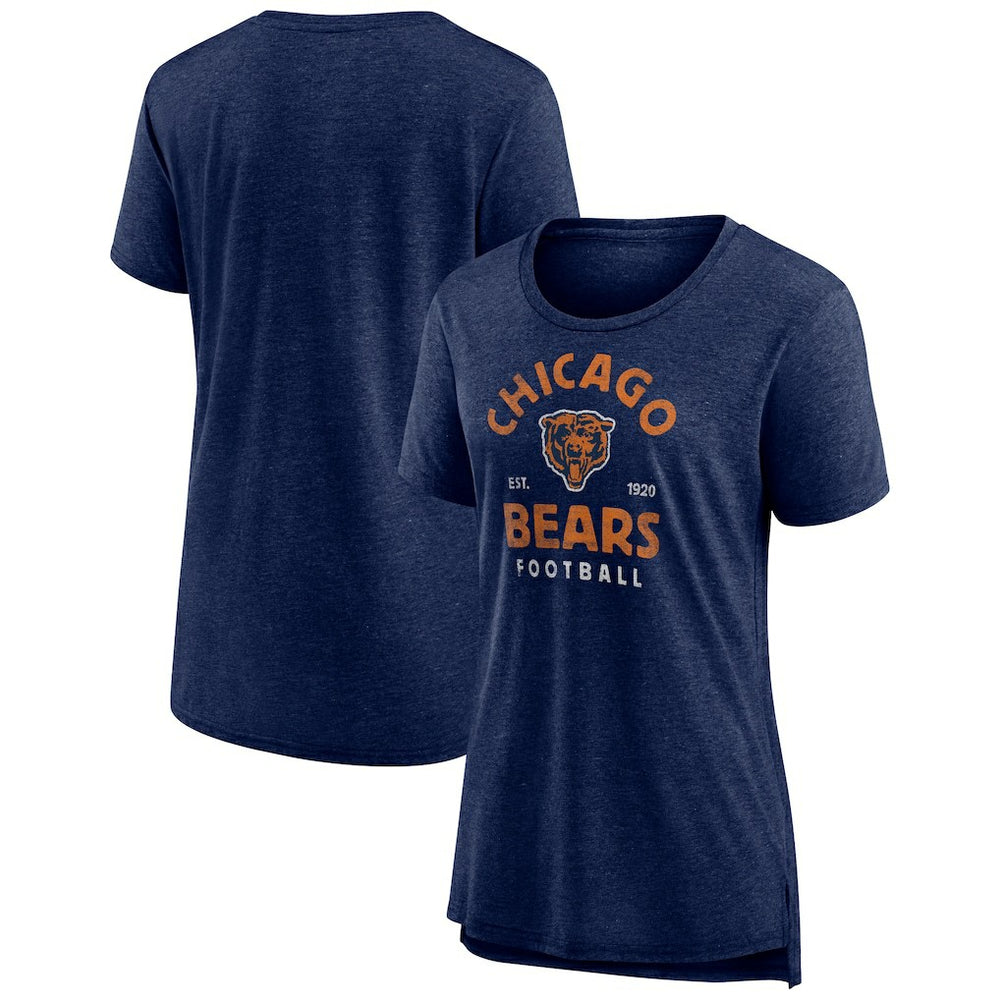 NFL Chicago Bears Women's Vintage Arch Tri-Blend T-Shirt