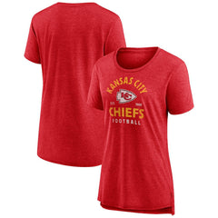 NFL Kansas City Chiefs Women's Vintage Arch Tri-Blend T-Shirt
