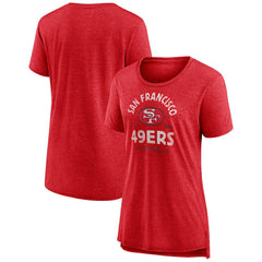 NFL San Francisco 49ers Women's Vintage Arch Tri-Blend T-Shirt