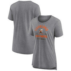 NFL Cleveland Browns Women's Vintage Arch Tri-Blend T-Shirt