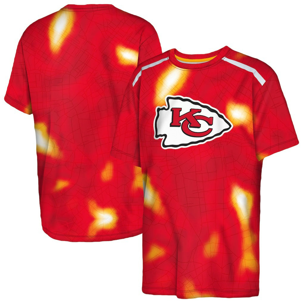 NFL Kansas City Chiefs Outerstuff Youth End Zone Dri-Tek T-Shirt