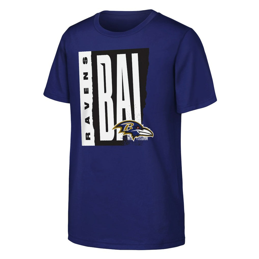 NFL Baltimore Ravens Outerstuff Youth Tear It Up T-Shirt