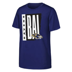 NFL Baltimore Ravens Outerstuff Youth Tear It Up T-Shirt
