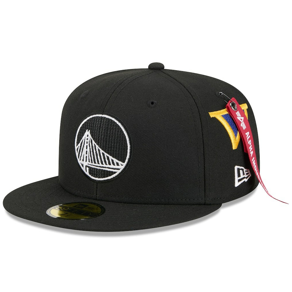 Golden State Warriors x Alpha Industries 59FIFTY Fitted Hat sale - Black | New Era on sale