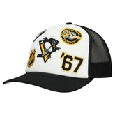 Pittsburgh Penguins Mitchell & Ness Gridlock Trucker Adjustable Hat