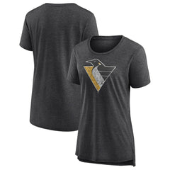Pittsburgh Penguins Women's Slow Whistle Tri-Blend T-Shirt