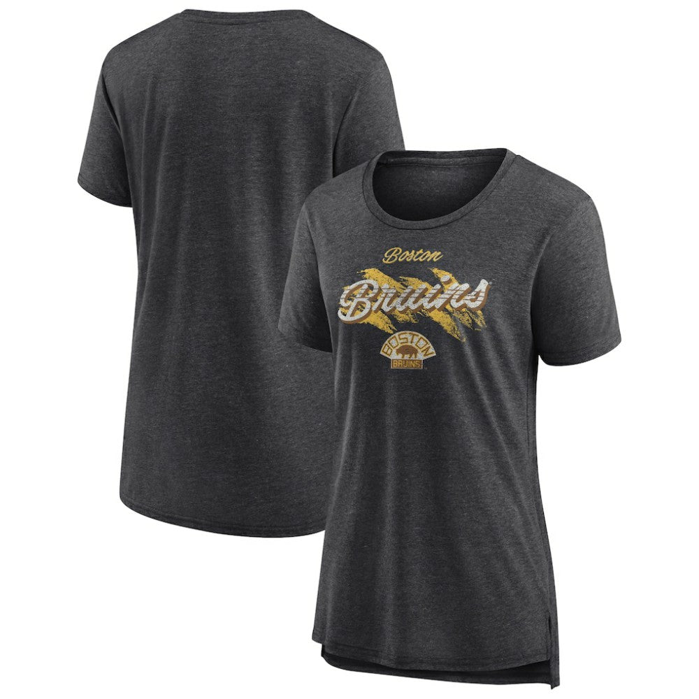 Boston Bruins Women's Hit the Ice Tri-Blend T-Shirt
