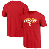 Calgary Flames Shoot to Score Tri-Blend T-Shirt