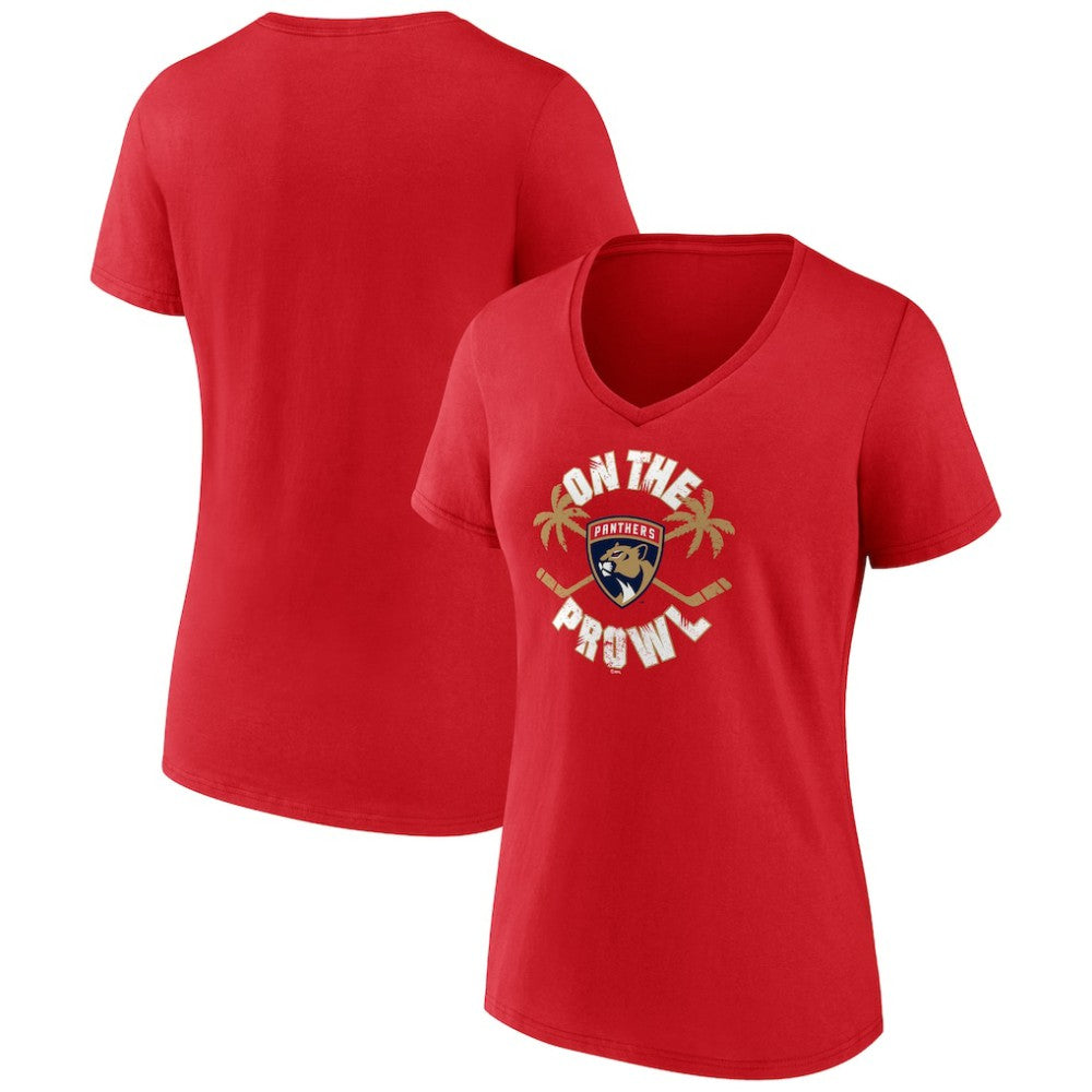 Florida Panthers Women's Active Edge V-Neck T-Shirt