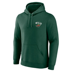 Minnesota Wild Team Lockup Pullover Hoodie