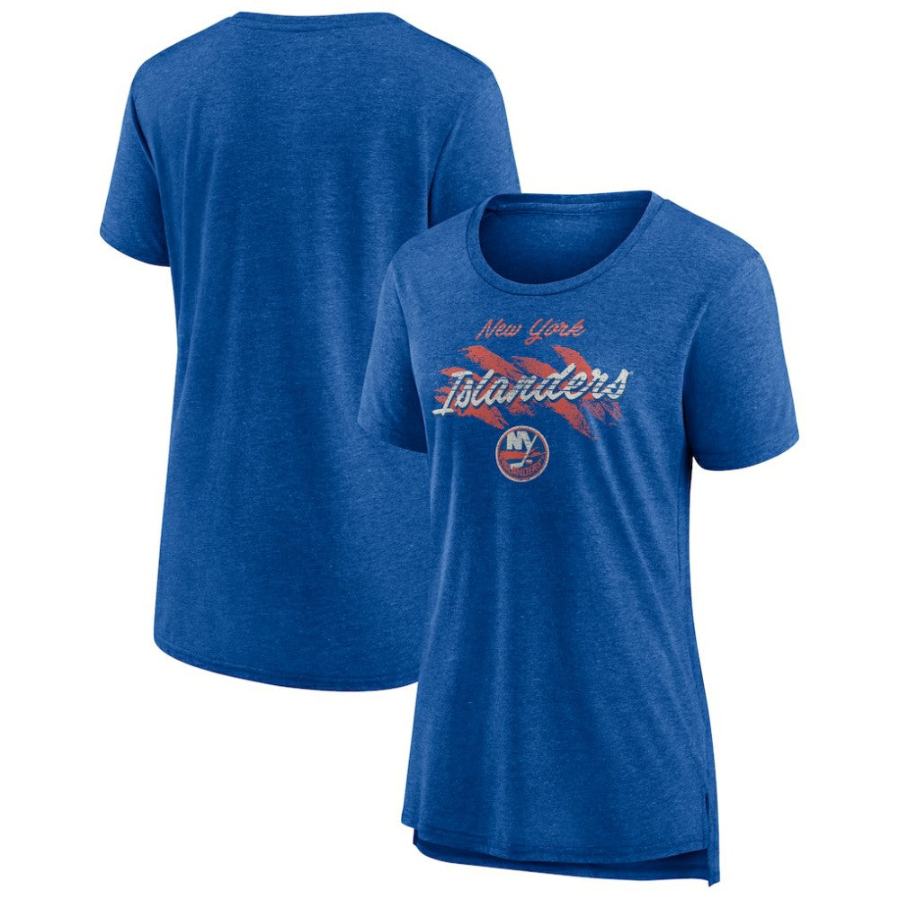 New York Islanders Women's Hit the Ice Tri-Blend T-Shirt