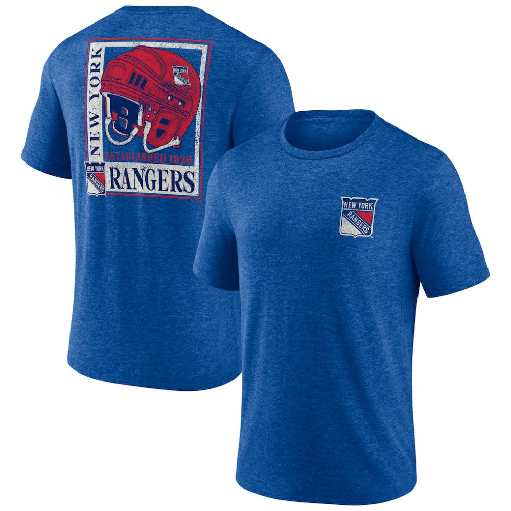 New York Rangers Earnest Will Tri-Blend T-Shirt