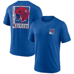 New York Rangers Earnest Will Tri-Blend T-Shirt
