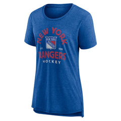 New York Rangers Women's Vintage Arch Tri-Blend T-Shirt