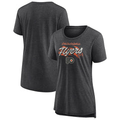 Philadelphia Flyers Women's Hit the Ice Tri-Blend T-Shirt