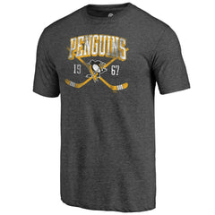 Pittsburgh Penguins Line Shift Tri-Blend T-Shirt