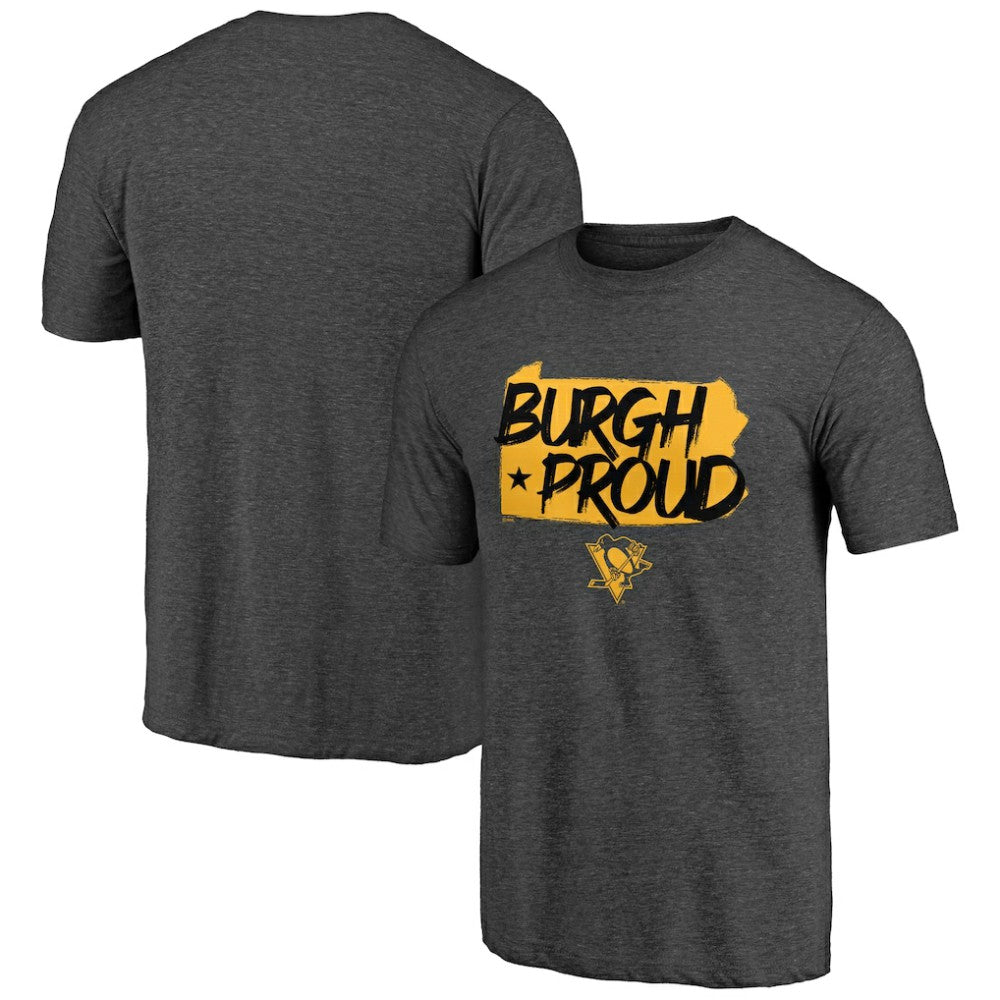Pittsburgh Penguins Shoot to Score Tri-Blend T-Shirt