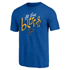 St. Louis Blues Shoot to Score Tri-Blend T-Shirt