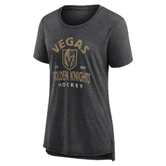 Vegas Golden Knights Women's Vintage Arch Tri-Blend T-Shirt
