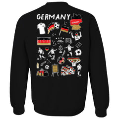 Germany National Team Vive La Fete Women's Impressions Artwork Pullover Sweatshirt / Soccer For sale