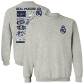 Real Madrid Vive La Fete Women's Impressions Artwork Pullover Sweatshirt / Soccer Discount