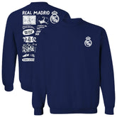 Real Madrid Vive La Fete Women's Impressions Artwork Pullover Sweatshirt / Soccer Hot sale