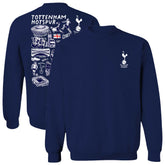 Tottenham Hotspur Vive La Fete Women's Impressions Artwork Pullover Sweatshirt / Soccer For sale