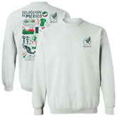 Mexico National Team Vive La Fete Women's Impressions Artwork Pullover Sweatshirt / Soccer Sale