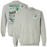 Mexico National Team Vive La Fete Women's Impressions Artwork Pullover Sweatshirt / Soccer Sale