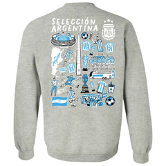 Argentina National Team Vive La Fete Women's Impressions Artwork Pullover Sweatshirt / Soccer Outlet