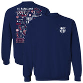 Barcelona Vive La Fete Women's Impressions Artwork Pullover Sweatshirt / Soccer Online