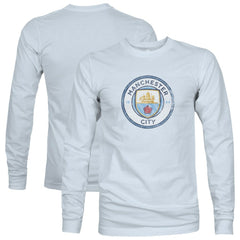 Manchester City 1863FC Color Badge Long Sleeve T-Shirt / Soccer For sale