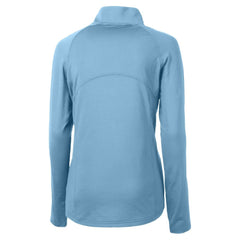 Arizona Diamondbacks Cutter & Buck Women's Raglan Adapt Eco Knit Stretch Recycled Half-Zip Top - Powder Blue