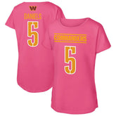 NFL Washington Commanders Jayden Daniels Outerstuff Girls Youth Player Name & Number T-Shirt