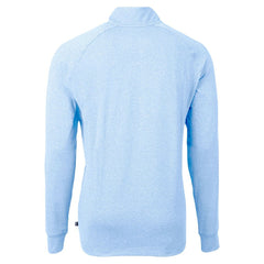 NFL Seattle Seahawks Cutter & Buck Raglan Adapt Eco Knit Heather Quarter-Zip Top