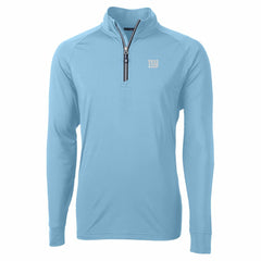 NFL New York Giants Cutter & Buck Raglan Adapt Eco Knit Stretch Recycled Quarter-Zip Top