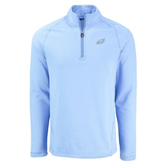 NFL Philadelphia Eagles Cutter & Buck Peshastin Eco Fleece Recycled Raglan Quarter-Zip Top