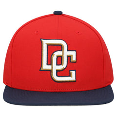 Washington Nationals Cooperstown Collection Basic Flip Snapback Hat - Red | Mitchell & Ness