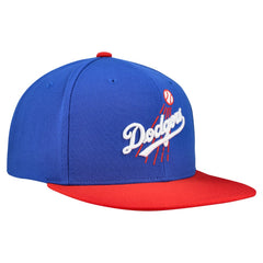 Los Angeles Dodgers Cooperstown Collection Basic Flip Snapback Hat - Royal | Mitchell & Ness
